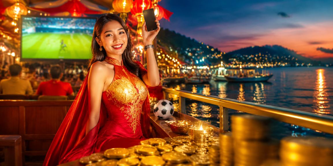 Người chơi High Roller xem cược bóng đá tại chợ đêm Phú Quốc